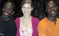 L-R: James A. Williams, Allie Gallerani and Stephen Tyrone Williams